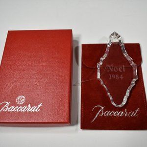 1984 Baccarat Crystal Noel Ornament